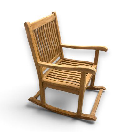 5290 kreslo houpaci teak 64x88x106