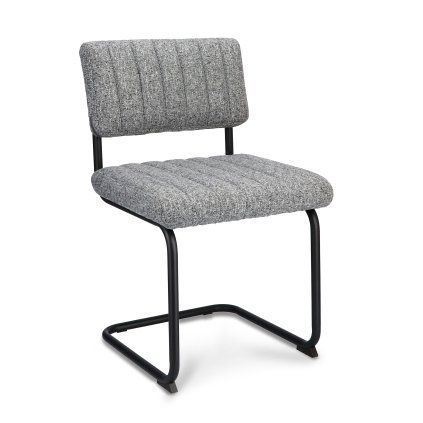 Židle Vik Stof Oasis Grey 65 Frame Black (Color Grey 65)