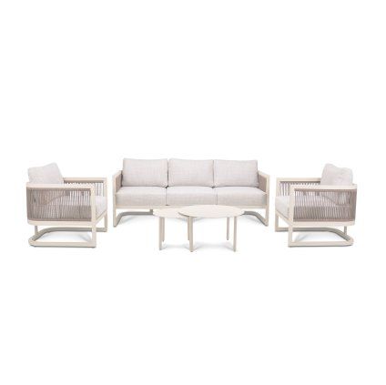 Venkovní Zahradní sestava Saint Tropez Color Creme Quick Dry / Olefin Aluminum Frame Powder Coated (Color Creme Quick Dry / Olefin)