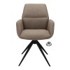 Židle s područkami Wayne Stof Glory Beige 05 Leg Bronze 360° Return-system (Color Beige 05)