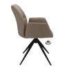 Židle s područkami Wayne Stof Glory Beige 05 Leg Bronze 360° Return-system (Color Beige 05)
