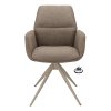 Židle s područkami Wayne Stof Glory Beige 05 Leg Bronze 360° Return-system (Color Beige 05)