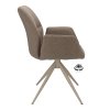 Židle s područkami Wayne Stof Glory Beige 05 Leg Bronze 360° Return-system (Color Beige 05)