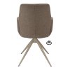 Židle s područkami Wayne Stof Glory Beige 05 Leg Bronze 360° Return-system (Color Beige 05)