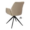Židle s područkami Wayne Stof Glory Beige 05 Leg Bronze 360° Return-system (Color Beige 05)