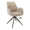 Židle s područkami Wayne Stof Glory Beige 05 Leg Bronze 360° Return-system (Color Beige 05)