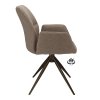 Židle s područkami Wayne Stof Glory Beige 05 Leg Bronze 360° Return-system (Color Beige 05)