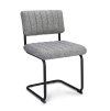 Židle Vik Stof Oasis Grey 65 Frame Black (Color Grey 65)